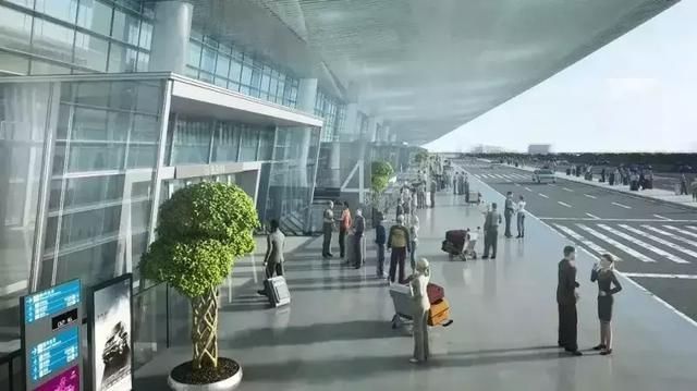 乘车通过天府国际机场高速可以直达机场